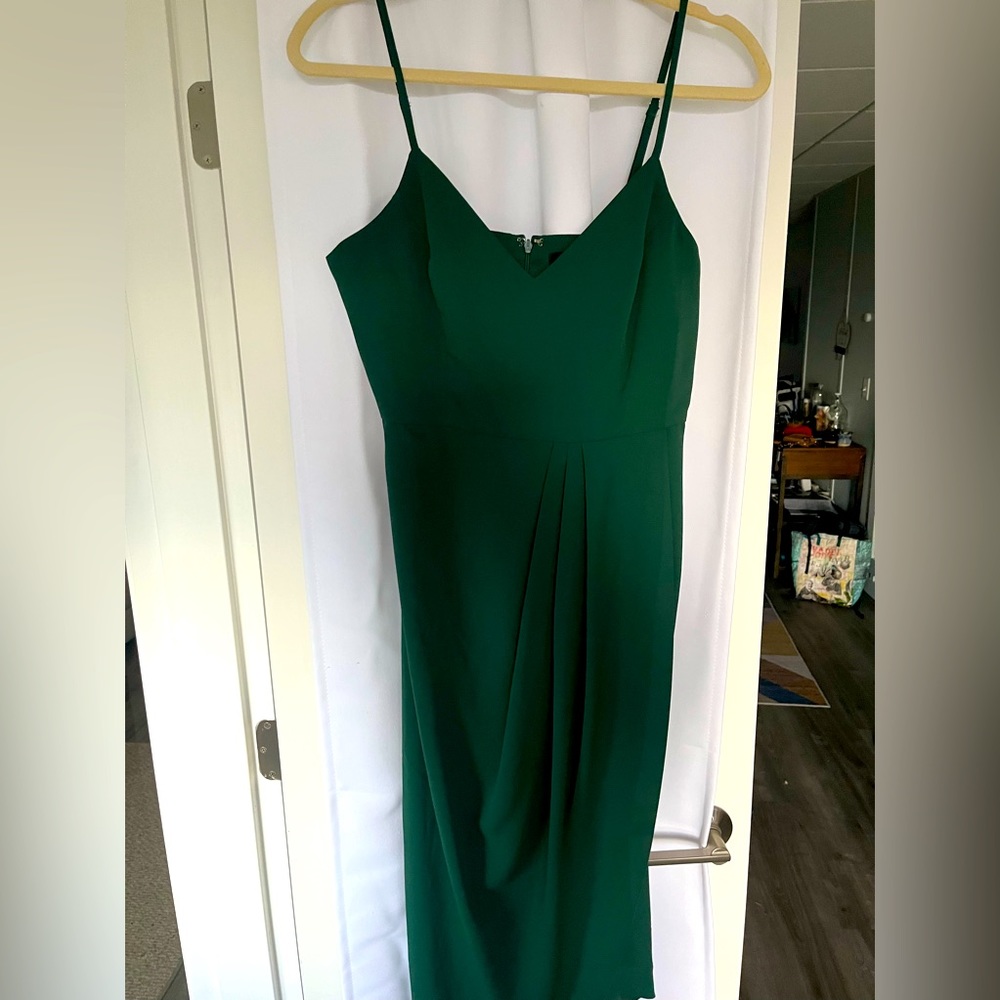 Lulus midi green dress